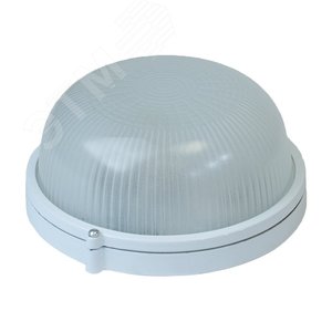 Светильник НПП-03-100-001 круг E27 IP54 белый Банник