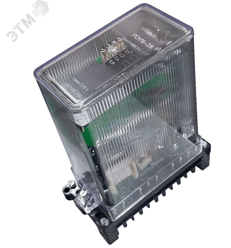 Изображение товара Реле напряжения РСН-16-28-5 УХЛ4 з.п.винт. 0.01 Россия ЧЭАЗ