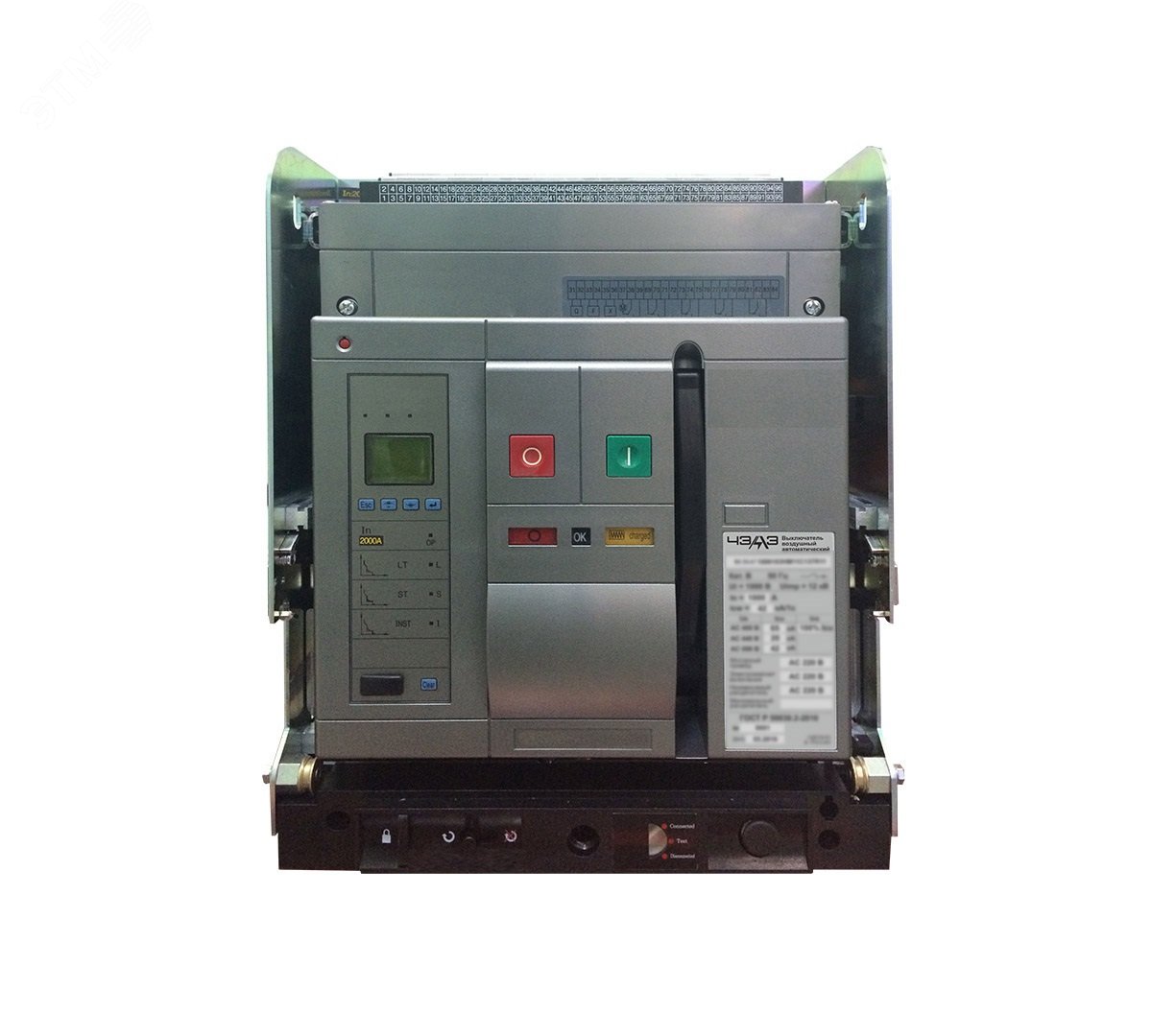 Автоматический выключатель ВА50471000404BM13C13S1335U00 (ном ток 400 А, откл способ (Icu), кА (действ.) 65 кА при АС 400 В, 42 кА при АС 690 В ЦУП29785 ЧЭАЗ