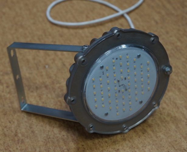 Светильник ДСП-28Вт, IP67, 5000К, 3550Лм, взр:1ExsIIT6X, со скобой, 120 град, 220 В