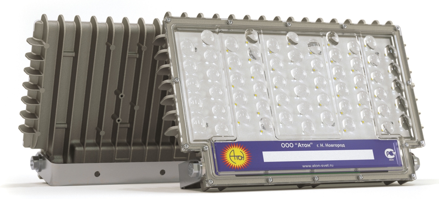 Светильник светодиодный ДО-50Вт, IP65, 5000К, 6700 Лм, луч 20 градусов, 220В, Star