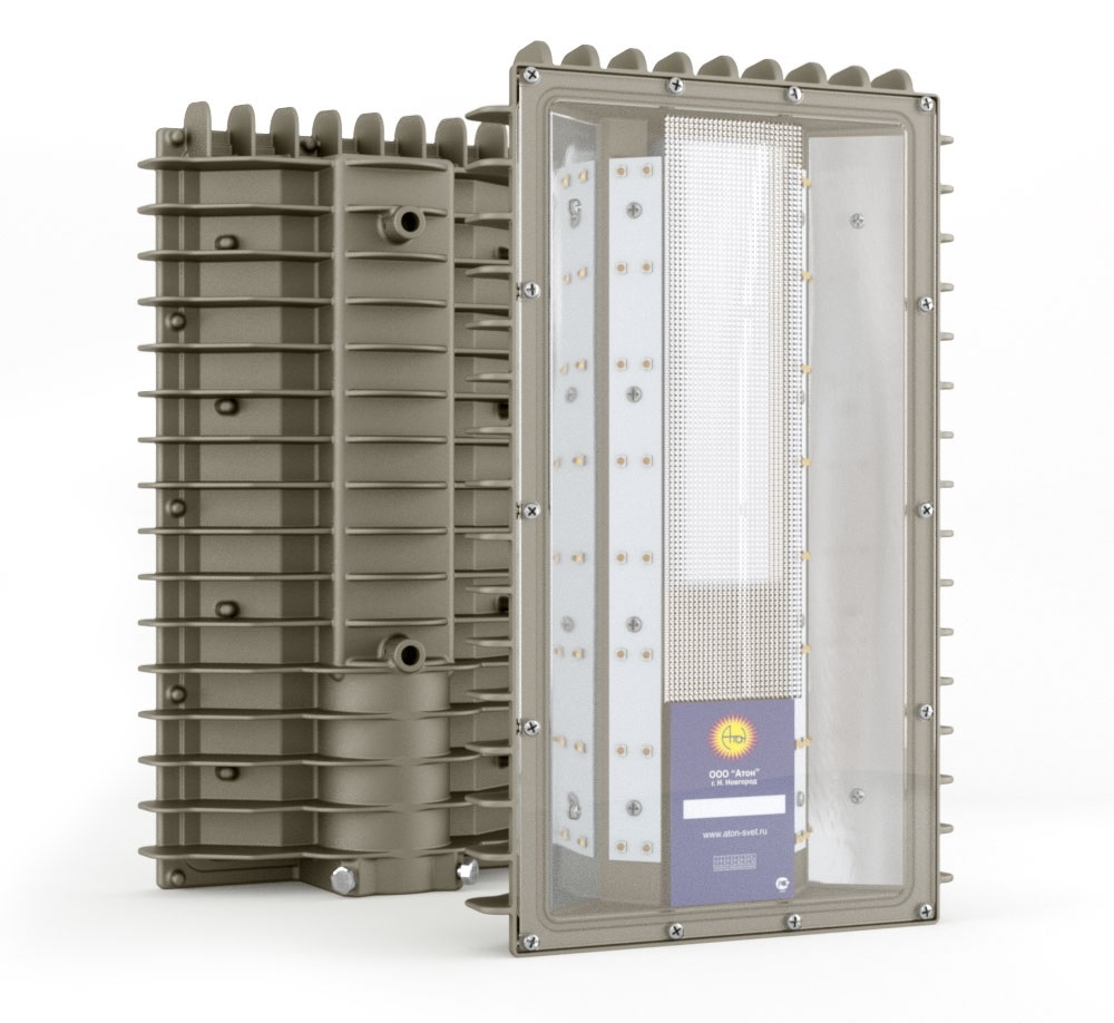 Светильник светодиодный ДКУ-80Вт IP67 5000К 11200Лм взр 1ExsIIT6GbX КСС Ш защ.380 Street