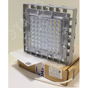 Светильник светодиодный ДСП-65Вт, белый, 5000К, 9700Лм, 45 град, ~220в, IP67, cos 0,55, на крюк,трубу 3/4 Arsenal-M - фото 4