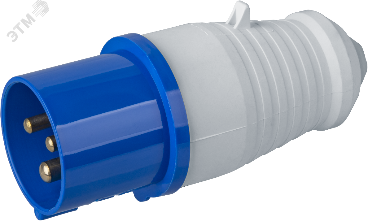 Изображение товара Вилка силовая переносная Navigator NCA-SR013-16-220 16А IP44 синяя