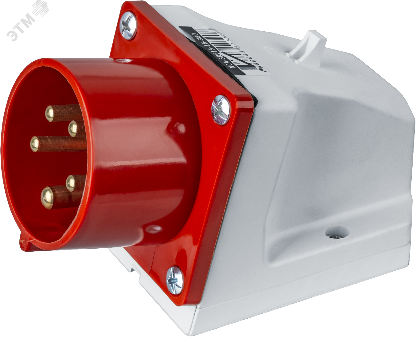 Изображение товара Стационарная вилка Navigator NCA-SR515-16-380 16А IP44 для промышленного и строительного использова