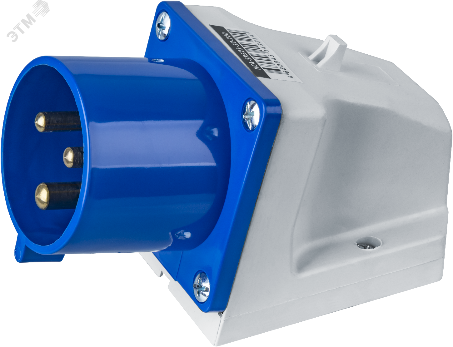 Изображение товара Вилка силовая стационарная Navigator NCA-SR523-32-220 32А IP44 синяя