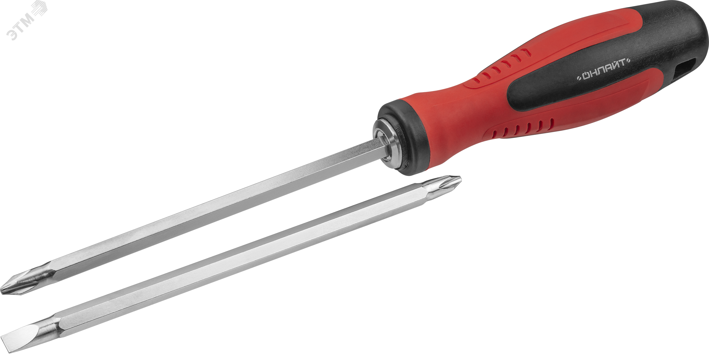 Отвертка ОНЛАЙТ 82 995 OHT-Оt02-DS-PH2-SL6-120 (двухсторонняя) артикул ...