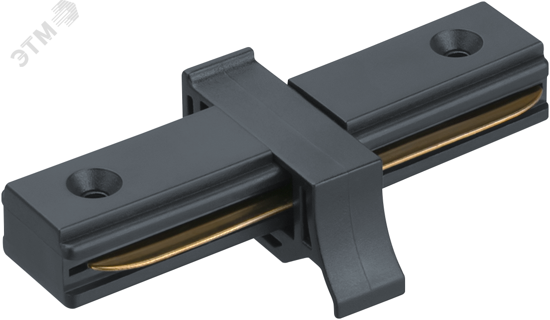 Изображение товара Коннектор прямой черный Navigator NLT-C-1L-AS2-BL-I для шинопроводов