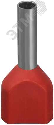 Изображение товара Наконечник-гильза НШВИ-2, 1.0 - 8 красный (50шт/уп.) Navigator (упак)