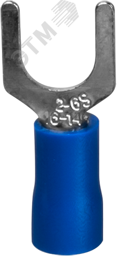 Изображение товара Наконечник вилочный НВИ 2.5-6, синий (50шт/уп.) Navigator (упак)