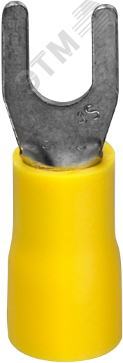 Изображение товара Наконечник вилочный НВИ 6-4, желтый (50шт/уп.) Navigator (упак)