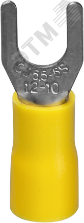 Изображение товара Наконечник вилочный НВИ 6-5 Navigator 50шт желтый 61063