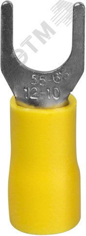 Изображение товара Наконечник вилочный НВИ 6-6, желтый (50шт/уп.) Navigator (упак)