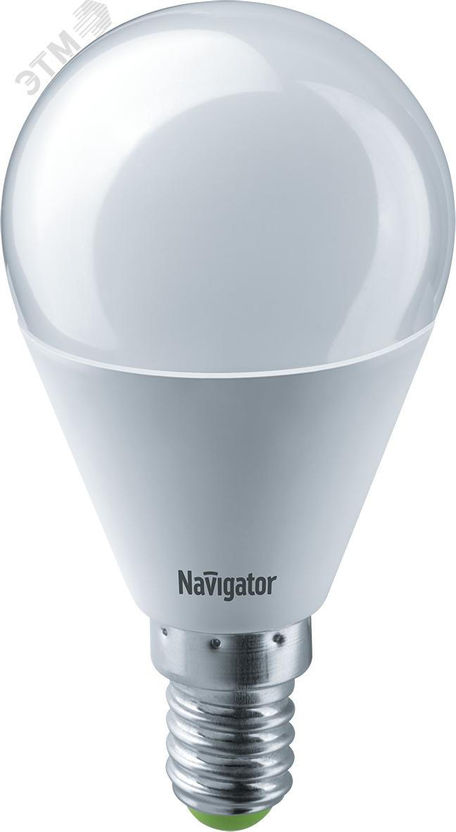 Лампа светодиодная LED 8.5вт Е14 белый шар 61334 NLL-G45 Navigator Group