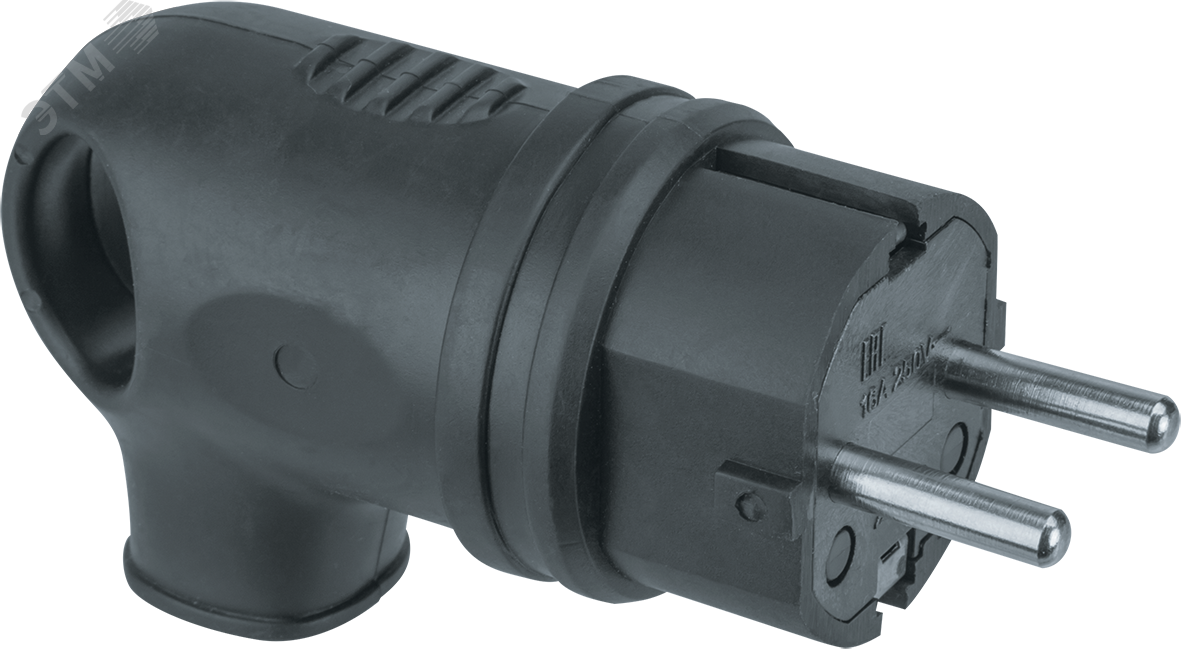 Вилка Navigator 61 367 NCA-PLR01-16A-E-IP44-BL угловая с заземлением ...