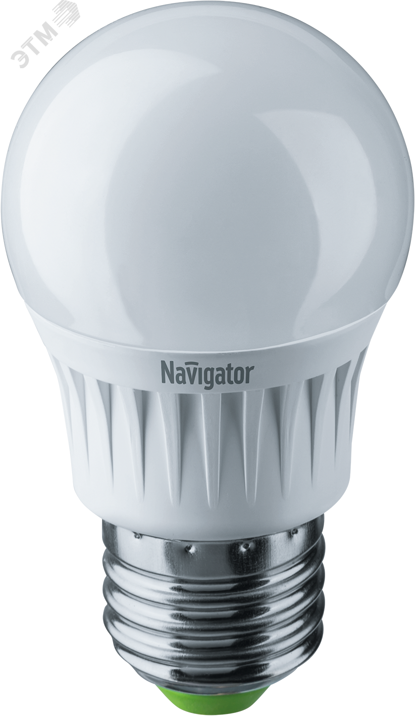 Лампа светодиодная LED 7вт Е27 диммируемая белый шар 61381 NLL-G45 Navigator Group