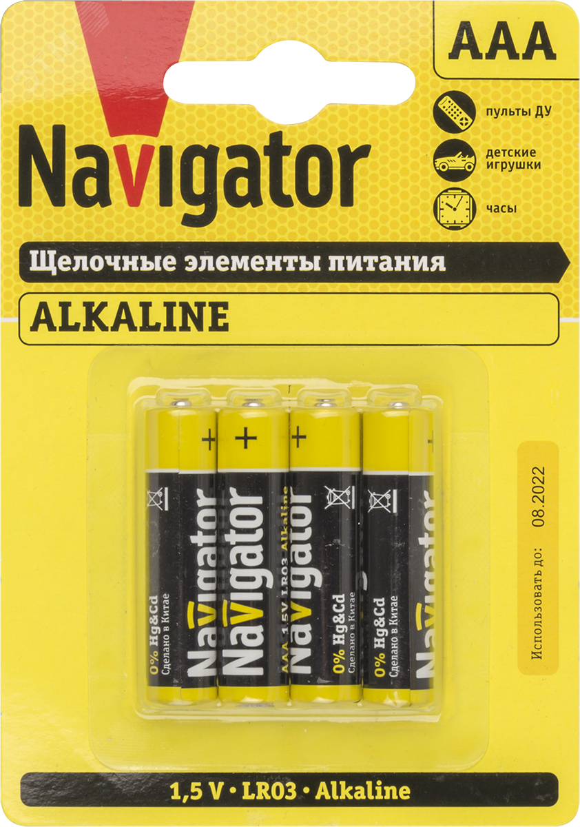 Изображение товара Батарейка NBT-NPE-LR03-BP4 (шт)