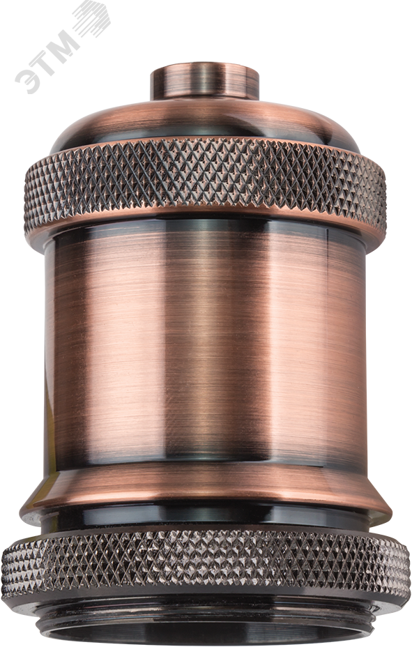 Изображение товара Патрон Е27 декор черненая медь (шт)