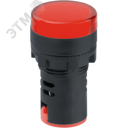 Изображение товара Лампа индикаторная красная 22мм 230В AC/DC Navigator NI-I-AD22-230-R