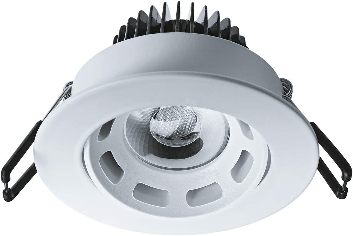 Светильник светодиодный ДВО-6w 4000К 390Лм IP44 поворотный белый (71386 ...