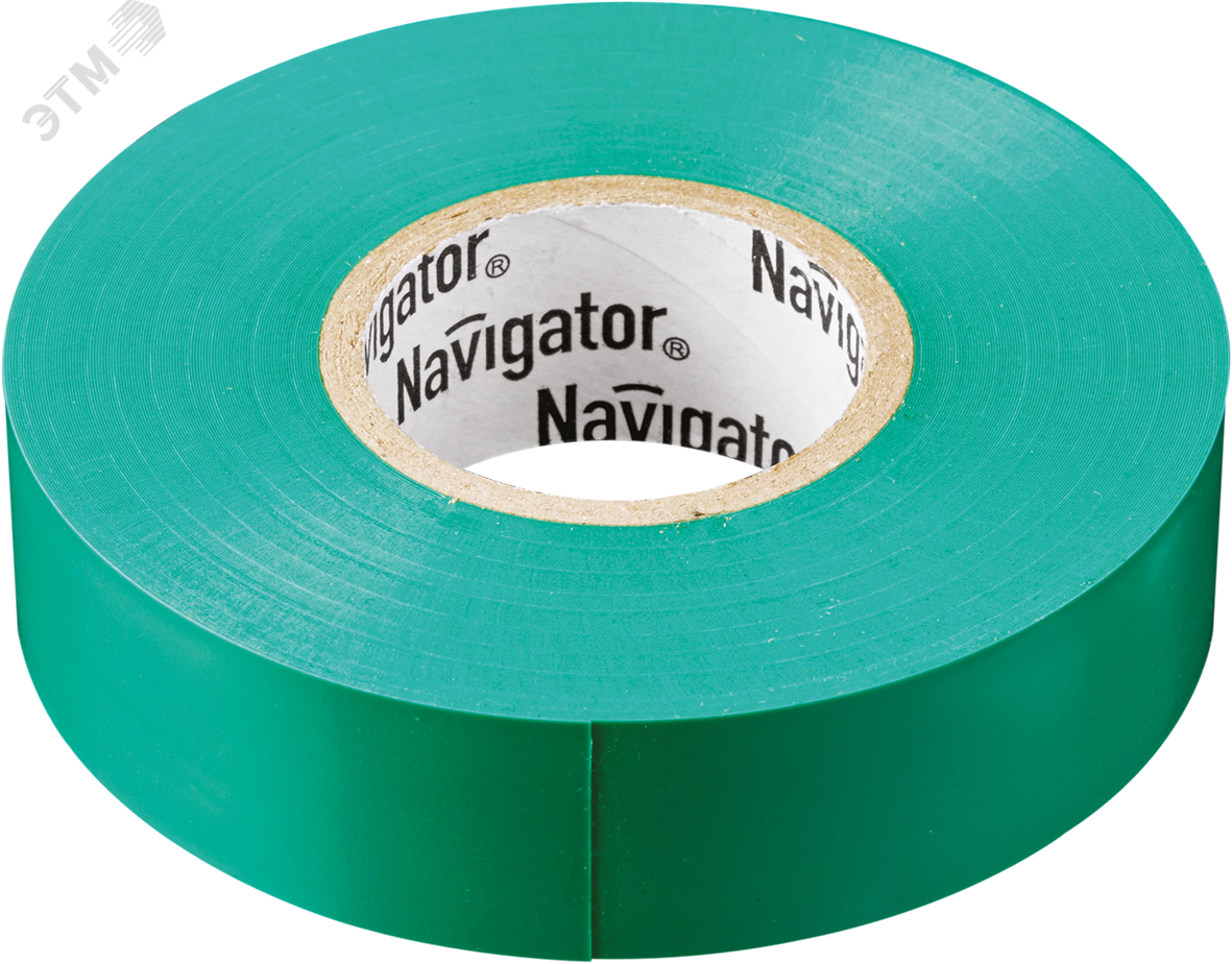 Изолента ПВХ зеленая 15мм 20м 71106 Navigator Group