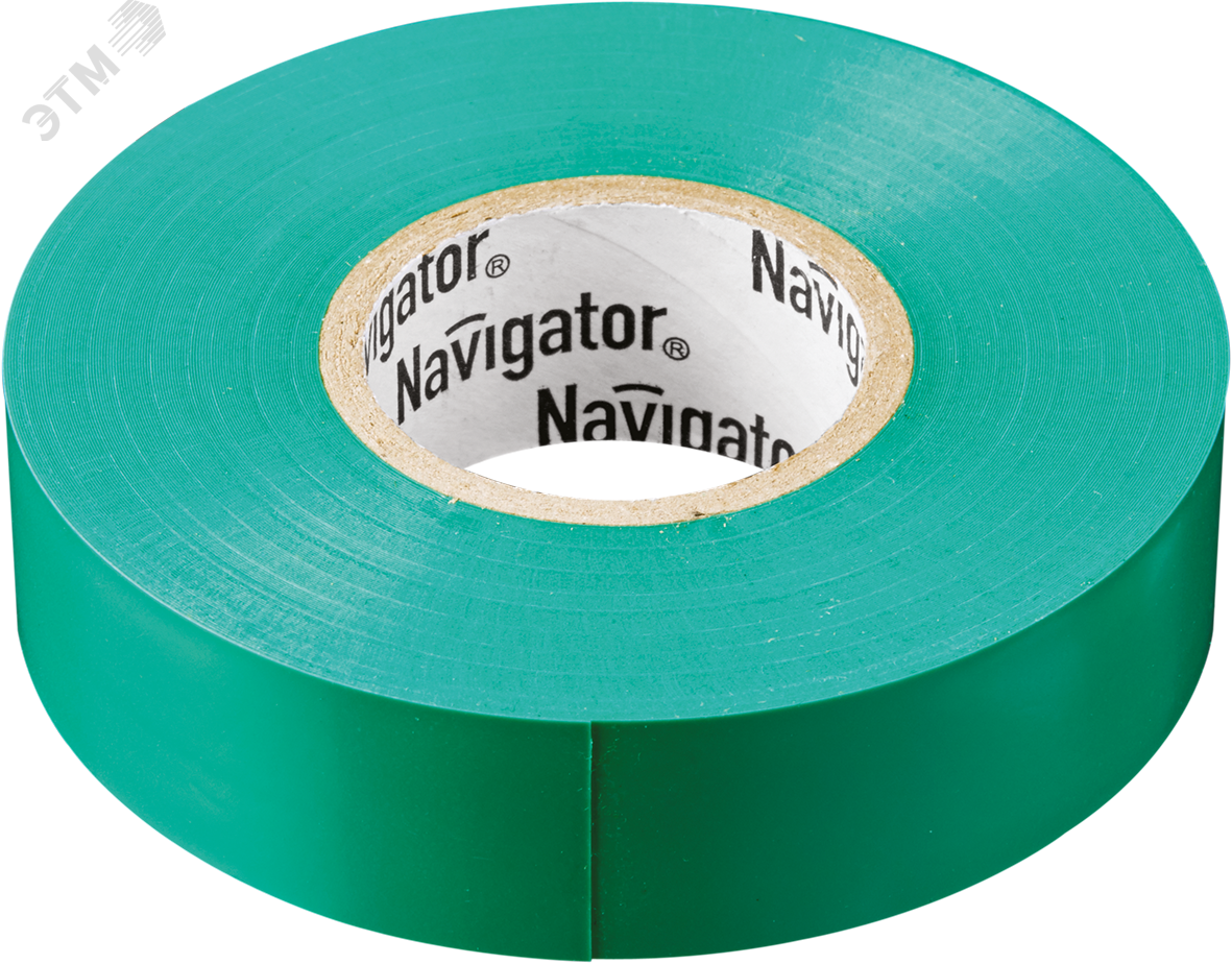 Изолента ПВХ зеленая 15мм 20м артикул 71106 Navigator Group - купить в ...