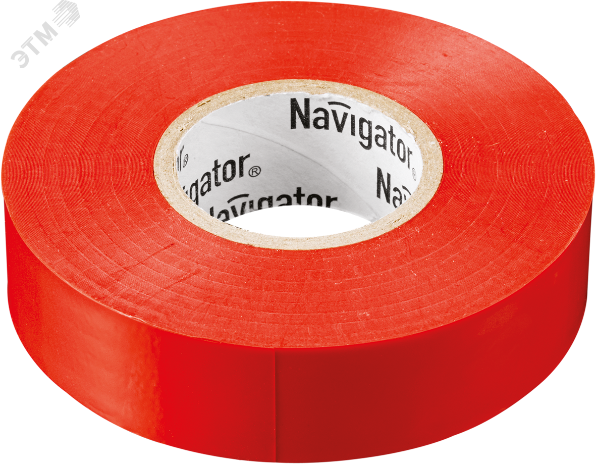 Изображение товара Изолента ПВХ красная Navigator NIT 19мм 20м изоляционная