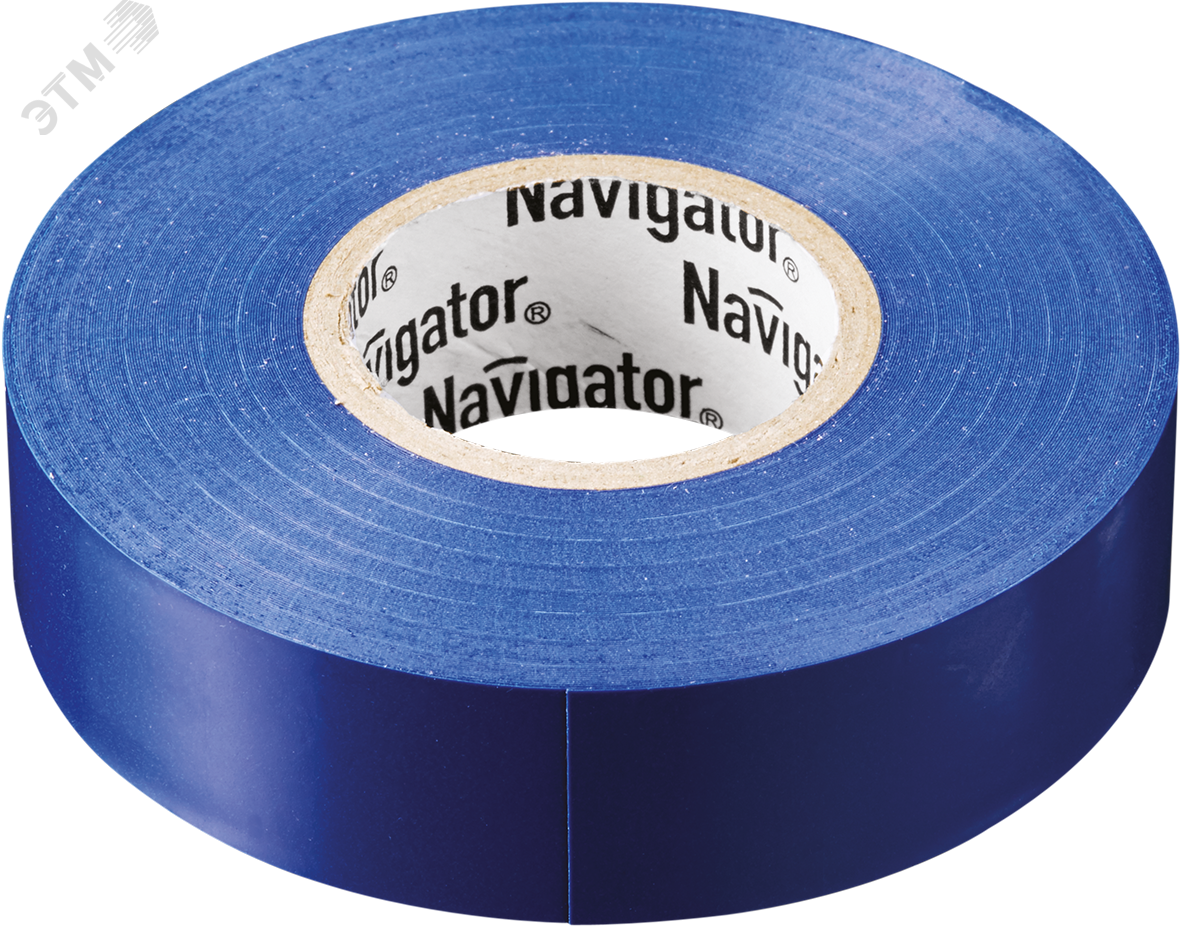 Изолента ПВХ синяя 19мм 20м NIT-A19-20/B 71114 Navigator Group