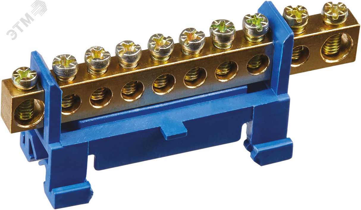 Изображение товара Шина нулевая на DIN-изоляторе тип Стойка NBB-M69-10P/B (шт)