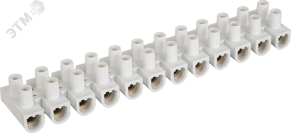 Изображение товара Клеммник 1.5х6.0 NTB-UPP-S12-5/WH для соединения проводов из полипропилена