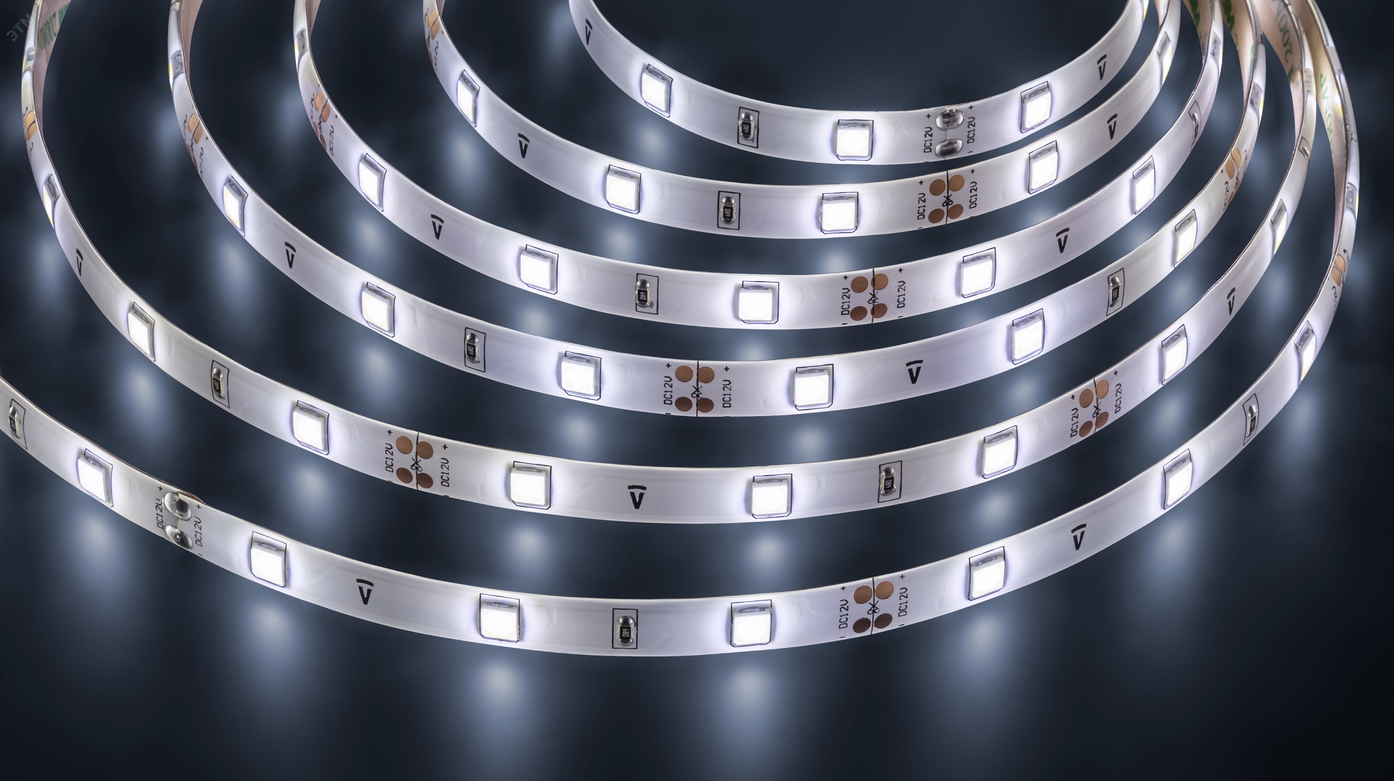 Изображение товара Лента светодиодная 7.2Вт/м 12В 6000К IP65 30LED/м NLS-5050 5м (м)