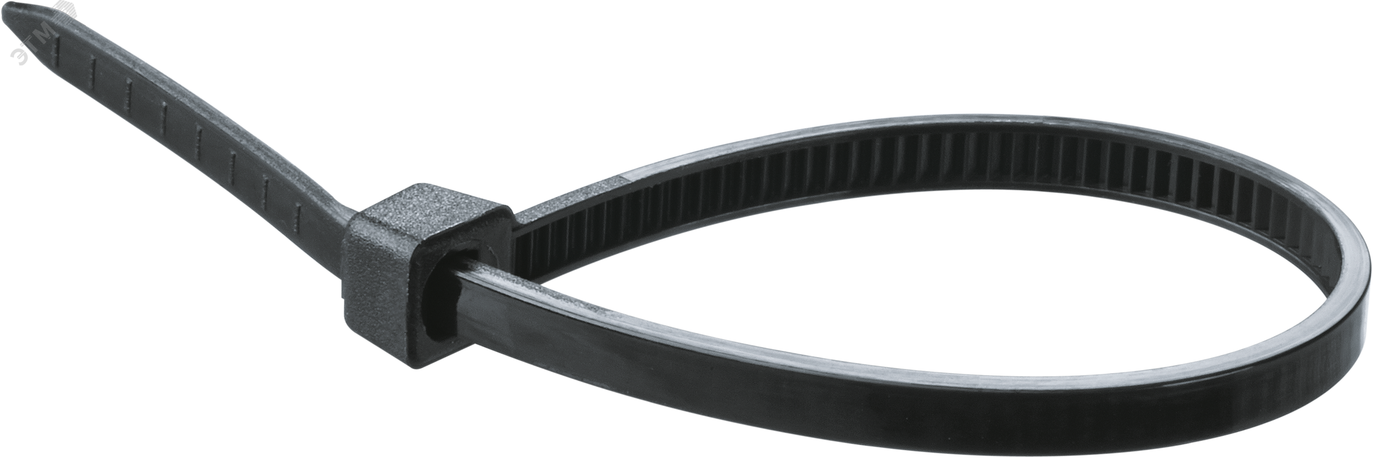 Изображение товара Стяжка кабельная Navigator NCT-025-250-100-BL