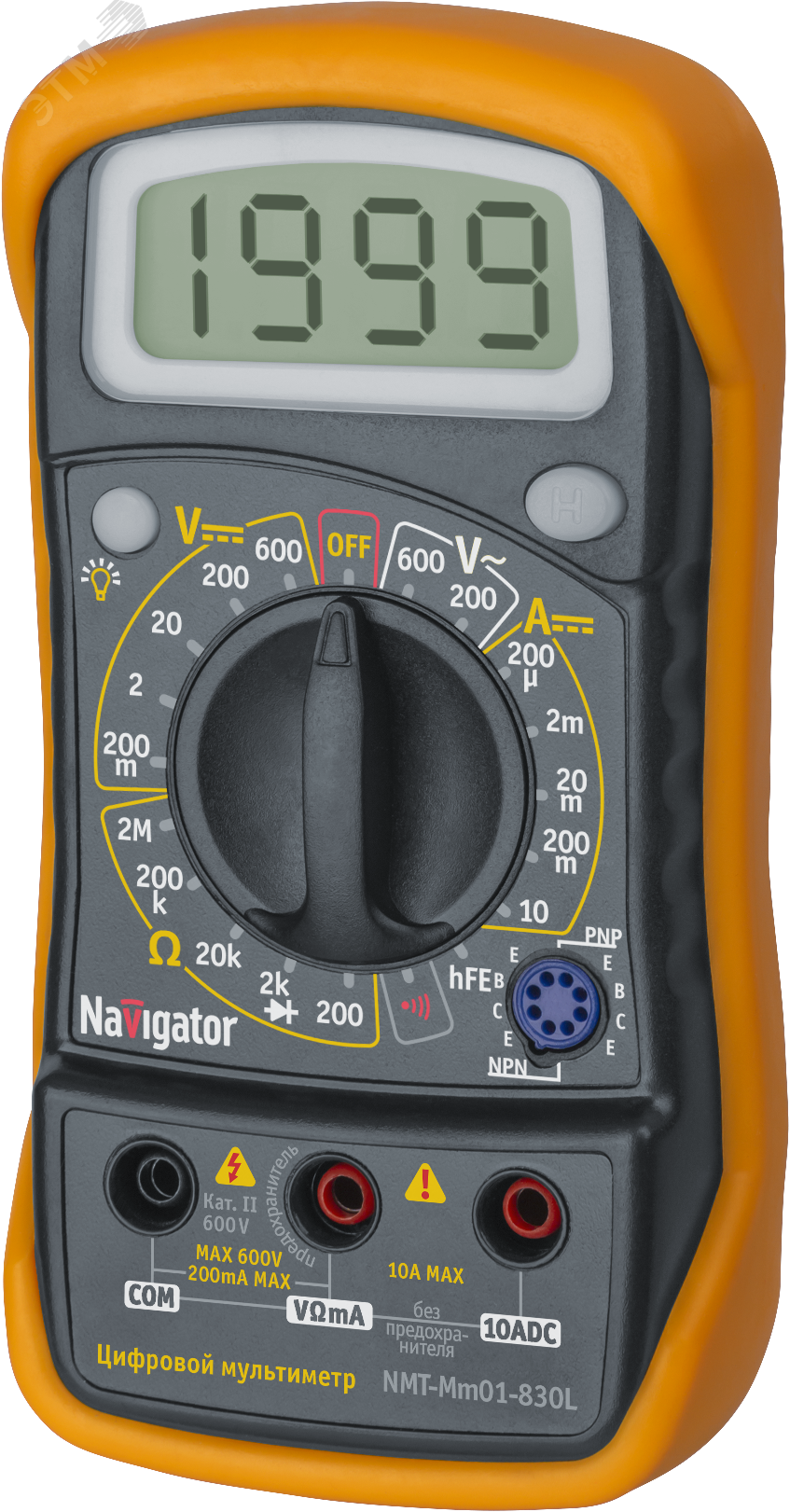 Изображение товара Мультиметр цифровой Navigator NMT-мм01-830L (830L) (шт)