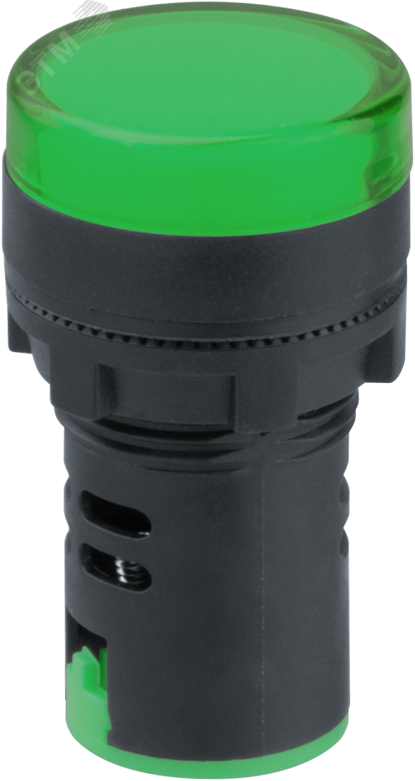 Лампа индикаторная NBI-I-AD22-230-G зеленая d22мм 230В AC/DC 82800 Navigator Group