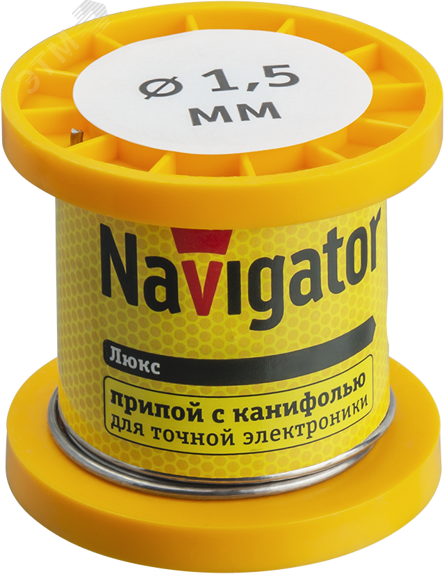 Изображение товара Припой 93 077 NEM-Pos02-61K-1.5-K50 (ПОС-61, катушка, 1.5 мм, 50 гр) (шт)
