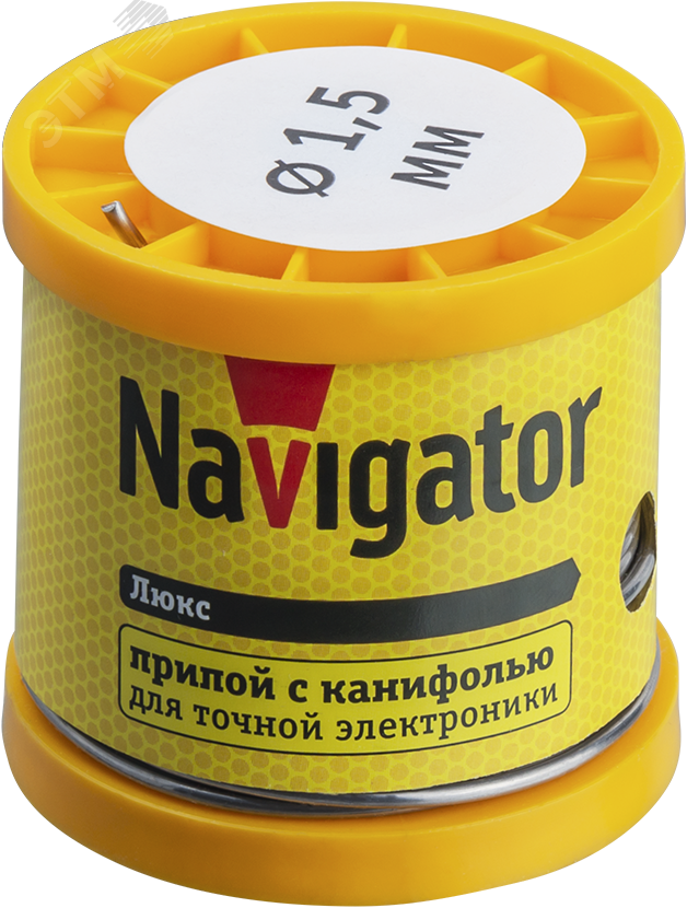 Изображение товара Припой 93 086 NEM-Pos02-61K-1.5-K200 (ПОС-61, катушка, 1.5 мм, 200 гр) (шт)