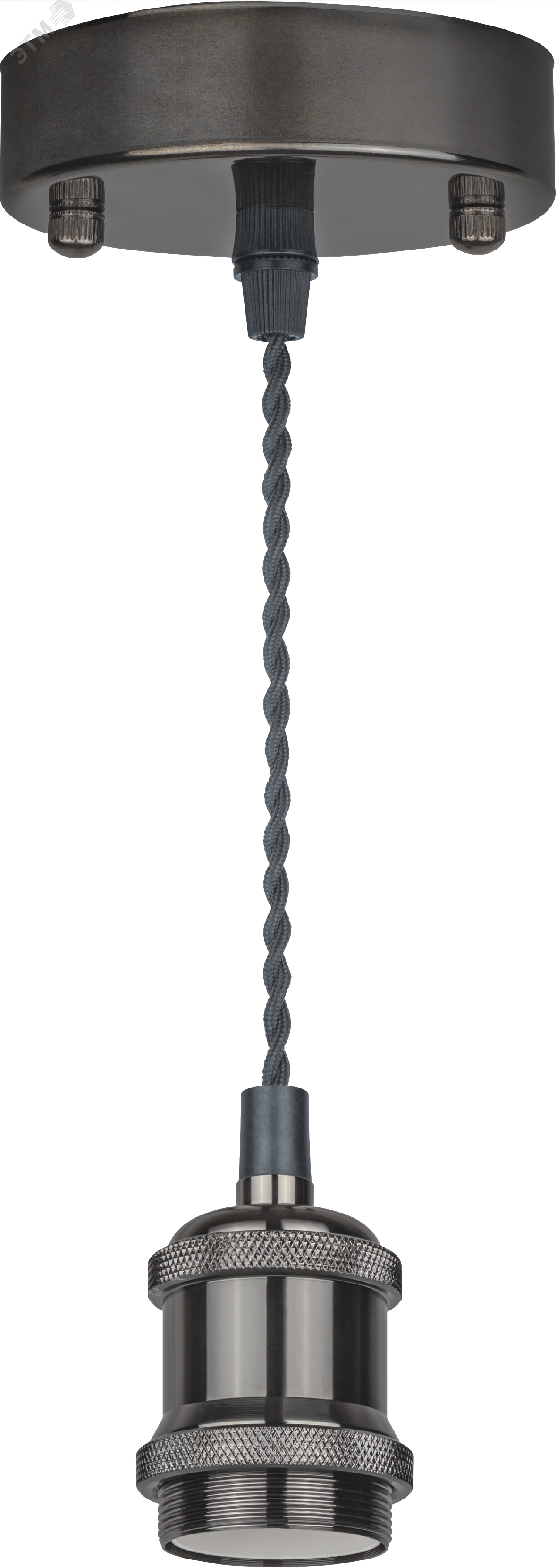 Изображение товара Декоративный подвесной светильник NIL-SF01-010-E27 хром для интерьера в стиле ретро и винтаж