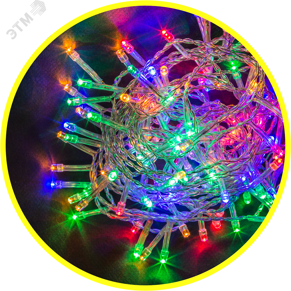 Изображение товара Новогодняя светодиодная гирлянда RGBY 4м 50LED IP20 Navigator