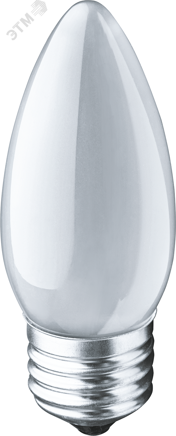 Изображение товара Лампа накаливания декоративная ДС 40вт B35 230в Е27 матовая (свеча) (шт)