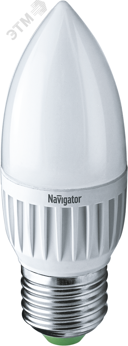 Лампа светодиодная LED 5вт E27 белый матовая свеча 94483 NLL-P-C37 Navigator Group