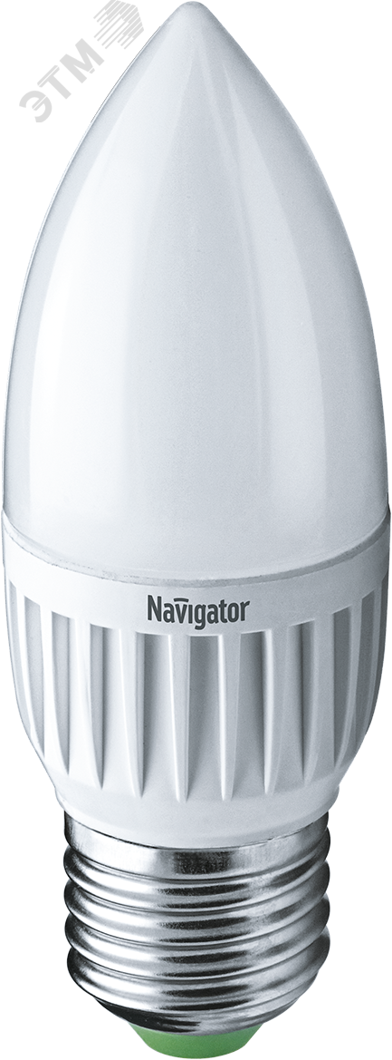 Изображение товара Лампа светодиодная LED 5Вт E27 от Navigator матовая свеча