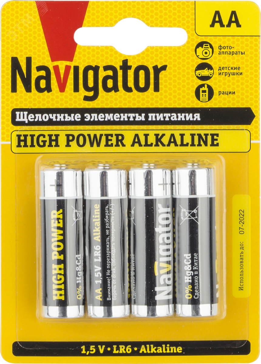 Изображение товара Батарейка NBT-NE-LR6-BP4 (шт)