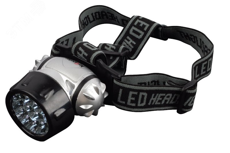 Изображение товара Фонарь светодиодный NPT-H05-3AAA 19LED налобный пластик (шт)
