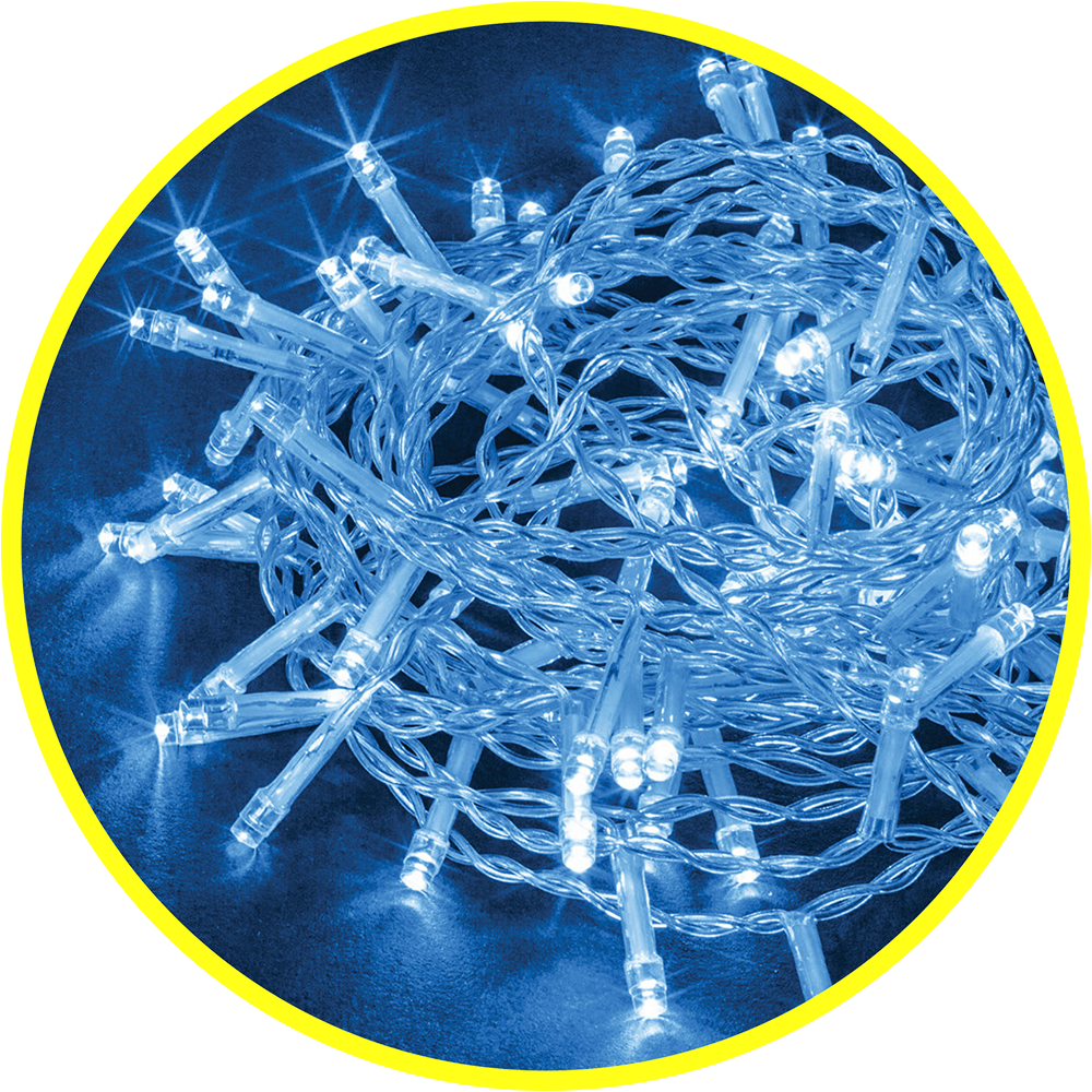 Гирлянда светодиодная новогодняя NGF-S01-100B-10-11.5m-230-C8-TR-IP20