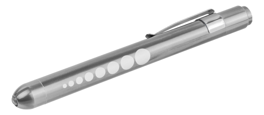 Фонарь светодиодный NPT-CM16-2AAA 0.2Вт LED 30лм 20м металл