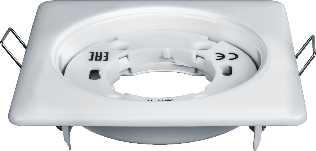 Светильник ДВО-15w GX53 без лампы квадратный белый