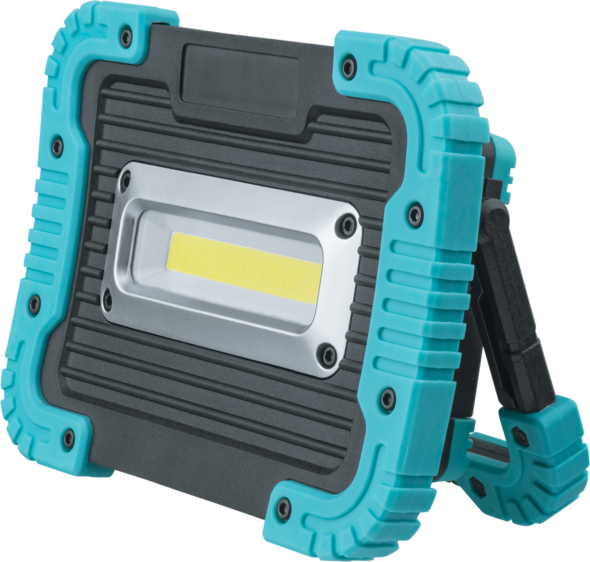 Фонарь светодиодный NPT-SP22-ACCU 10Вт COB LED 700лм 50м аккумуляторный прожектор пластик 3Ач