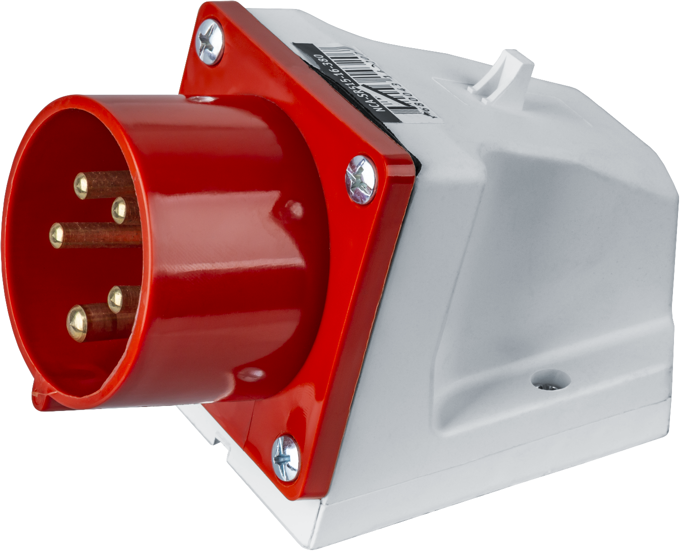 Вилка NCA-SR515-16-380 стационарная 16А 3P+N+PE IP44