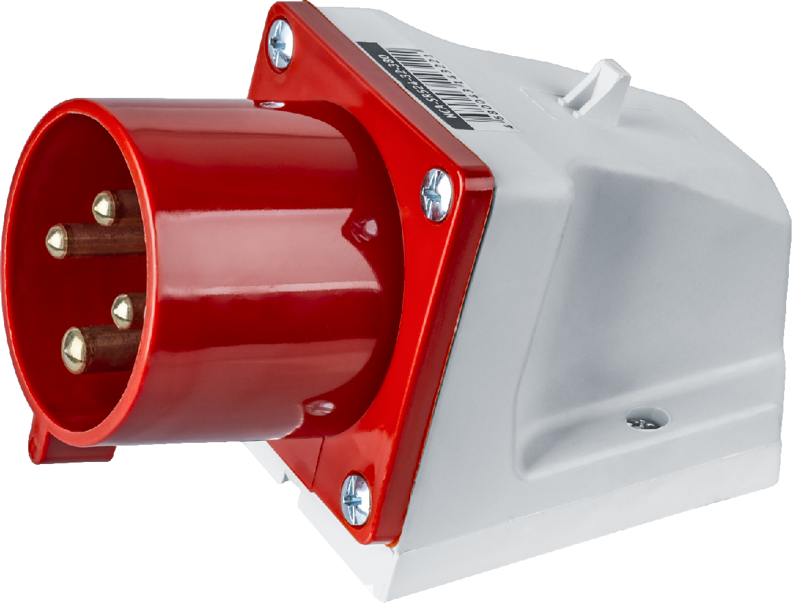 Вилка NCA-SR524-32-380 стационарная 32А 3P+PE IP44