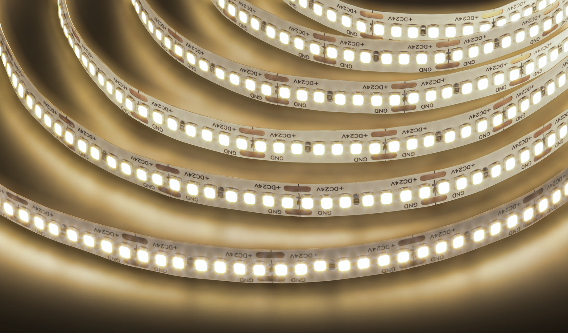 Лента светодиодная 18Вт/м 24В 3000К IP20 240LED/м NLS-2835 5м